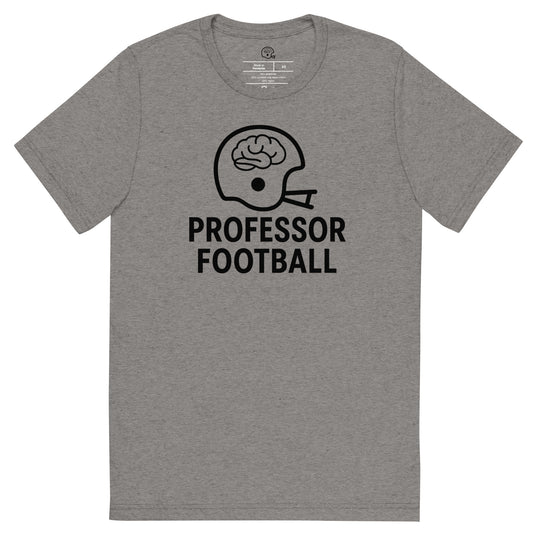 Professor Football Tri-Blend Tee – Logo Edition