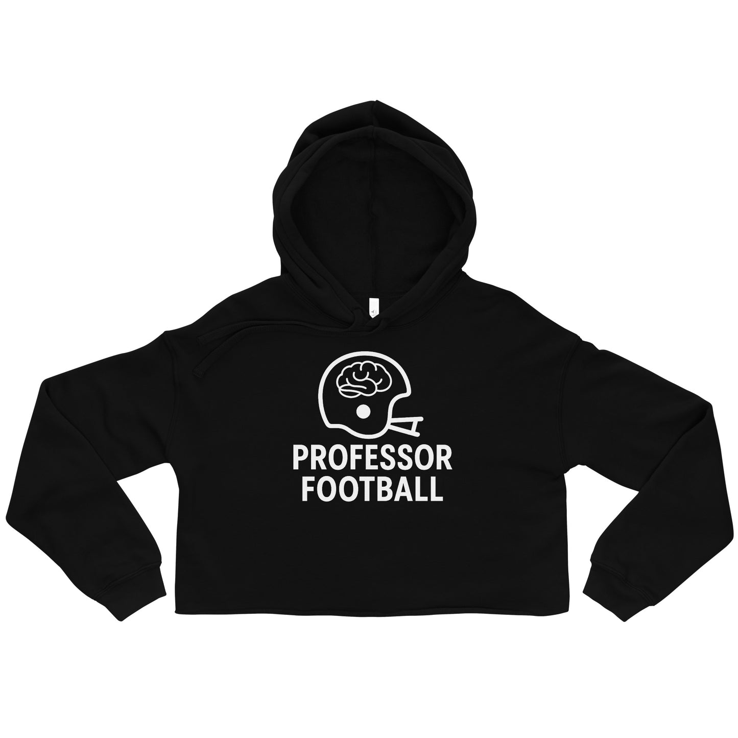 Professor Football Women’s Crop Hoodie – Classic Logo Edition